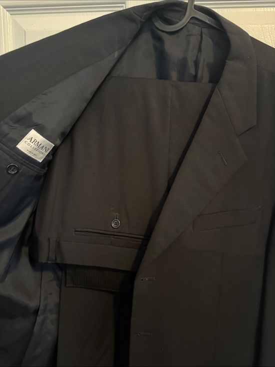 Armani Collezioni Other - Armani Collezioni Men's Black Two-Button Suit Jacket